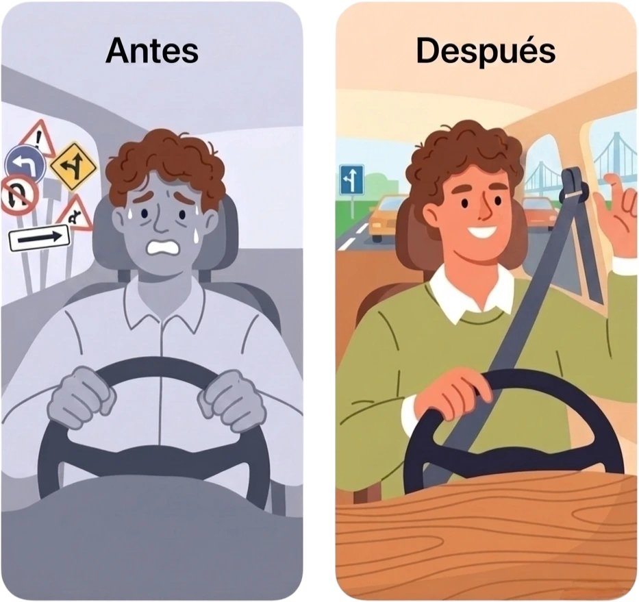 Antes y después de estudiar con LicenciaMX